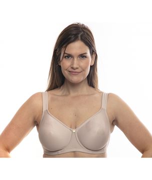 Picture of BEIGE UNDERWIRED BRA FULL COVERAGE